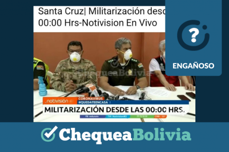 Circula un contenido enga oso sobre una supuesta militarizaci n de